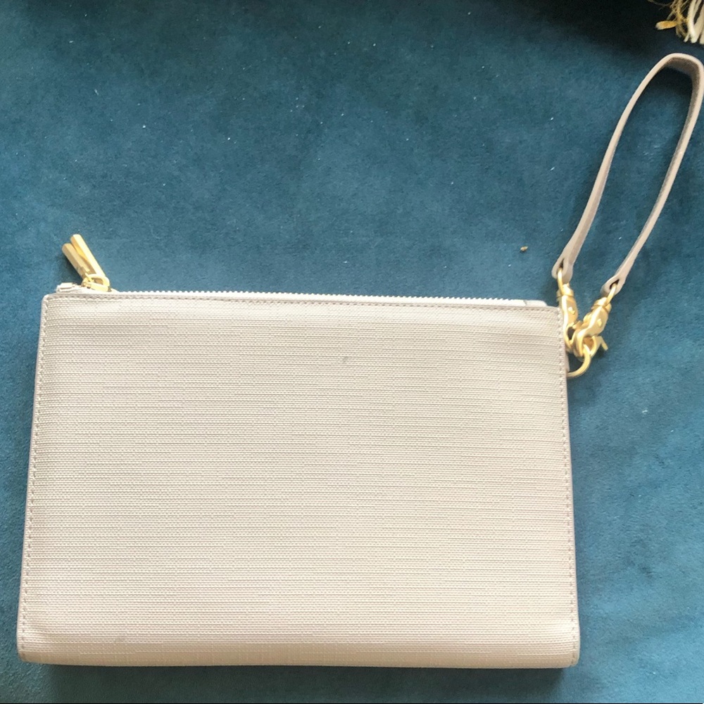 Dagne Dover essentials wristlet clutch